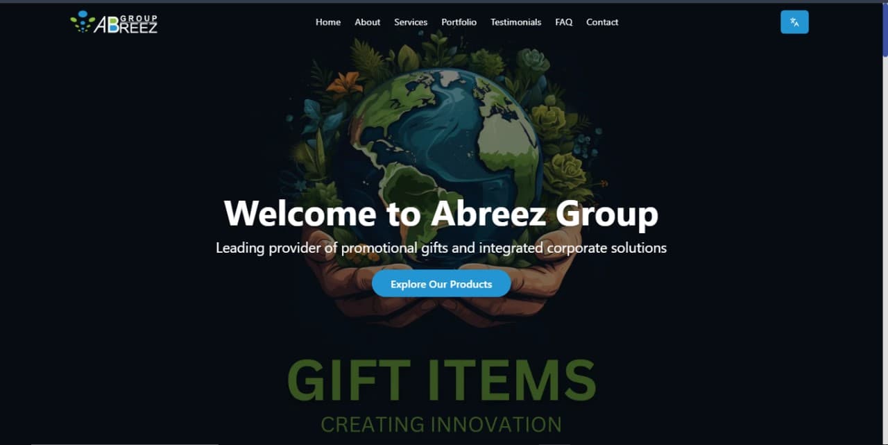 AbreezGroup Website